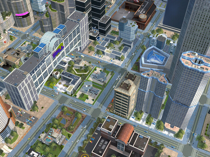 Nella foto: le vivaci città erano tra i maggiori punti di forza di City Life 2008 nella recensione di PC Games.