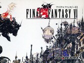 La key art originale di Final Fantasy VI del 1994 di Yoshitaka Amano, con Terra Branford e la città industriale di Vector.
