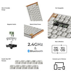 Specifiche di base della tastiera da gioco wireless Keychron K3 HE