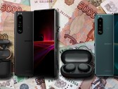 I Sony Xperia 1 III e Xperia 5 III vengono offerti per il pre-ordine con gli auricolari in regalo. (Fonte immagine: Sony/MoscowTimes - modificato)