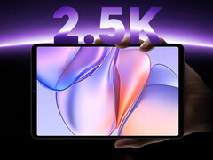 Il T60 Mini è alimentato dal processore entry-level Unisoc T7300. Nell’immagine: un rendering promozionale che mette in risalto il display «2,5K».