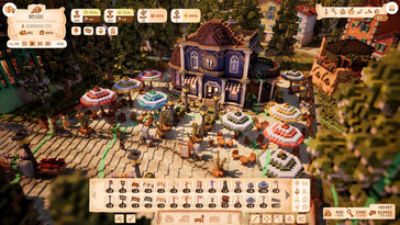 Nella foto: Una schermata di gioco di Town to City.