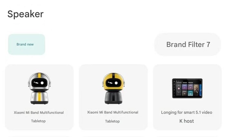 Una schermata dell'app Xiaomi Mijia che mostra il supporto da tavolo multifunzionale Mi Band. (Fonte immagine: Xiaomi Mijia app via Fast Technology, traduzione automatica)