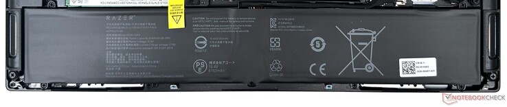 Il Razer Blade 16 è dotato di una batteria da 95,2 Whr