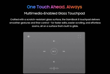 Il touchpad è dotato di controlli multimediali (Fonte: Blackview)