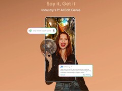 La nuova funzione AI Edit Genie della serie 15. (Fonte: Realme)