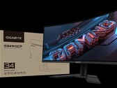 Il modello G34WQCP ha una curvatura di 1500R, oltre ad altre somiglianze con il vecchio modello G34WQC. (Fonte: Gigabyte)