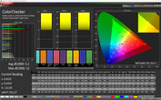 CalMAN precisione del colore (AdobeRGB) - profilo: adattabile