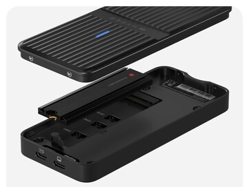 Un design senza utensili significa che non richiede strumenti speciali per installare le SSD. (Fonte immagine: Hyper)