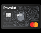 La Mastercard Revolut con LED. Gli occhi si illuminano durante il pagamento.