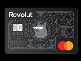 La Mastercard Revolut con LED. Gli occhi si illuminano durante il pagamento.