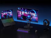 Il 27Q-10 ha un pannello IPS 2K da 27 pollici con una frequenza di aggiornamento di 320Hz. Nella foto: una postazione desktop con il monitor da gaming.