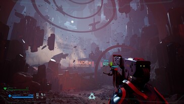 Nella foto: uno screenshot di gioco tratto da Metal Eden.