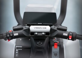 Il 'cockpit' offre uno schermo LCD e una serie di interruttori su entrambe le maniglie (fonte: BMW)