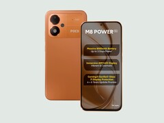 Il Poco M8 Power nella colorazione Blaze Orange.