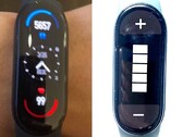 I presunti scatti dello Xiaomi Mi Band 6 mostrano il luminoso display a tutto schermo del dispositivo. (Fonte immagine: Weibo - modificato)