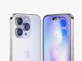 Uno degli ultimi rendering dell'iPhone 14 Pro. (Fonte: CGTrader)
