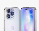 Uno degli ultimi rendering dell'iPhone 14 Pro. (Fonte: CGTrader)