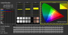 CalMAN - ColorChecker (calibrato)