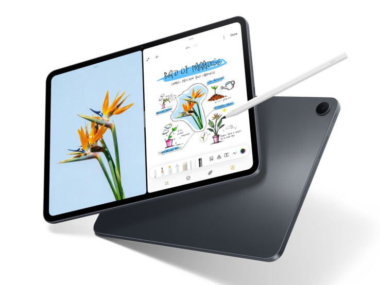 L'Oppo Pad 5 in Starlight Black, l'unica finitura disponibile a livello globale.