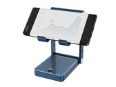 L'Expand X è dotato di una speciale cerniera che si ribalta per supportare telefoni, tablet o console portatili. (Fonte: Beelink)