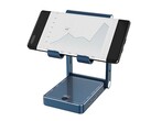 L'Expand X è dotato di una speciale cerniera che si ribalta per supportare telefoni, tablet o console portatili. (Fonte: Beelink)