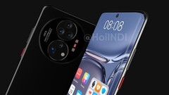 Un nuovo rendering di Huawei Mate 50. (Fonte: HoiINDI)