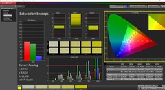 Saturazione dopo la calibrazione del software