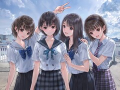 Immagine promozionale di Blue Reflection Quartet.