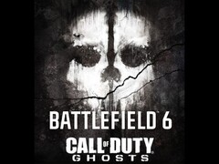 Call of Duty: Ghosts con il logo di Battlefield 6 (Fonte: Activision, EA con modifiche)