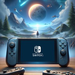 È opinione diffusa che Nintendo rivelerà il suo successore di Switch nel 2024. (DALL-E 3 Immagine generata dall'AI - modificata)