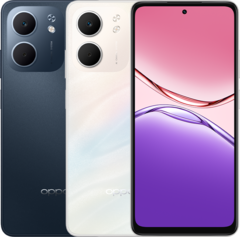 Lo smartphone Oppo A5x 5G è disponibile nelle opzioni di colore blu notte e bianco laser (Fonte: Oppo)