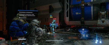 Nella foto: uno screenshot di gameplay tratto da Pragmata.