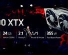 Annunciata la scheda grafica desktop AMD Radeon RX 7900 XTX basata su RDNA 3 (immagine via AMD)