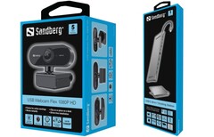Webcam USB Sandberg Flex 1080P HD e docking station USB-C All-in-1 (Fonte: Sandberg)