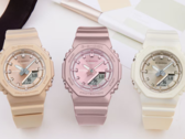 La nuova serie Casio G SHOCK Donna GMAP2100: Da sinistra: GMA-P2100ST-9A, GMA-P2100ST-4A, GMA-P2100ST-7A. (Fonte: Casio)