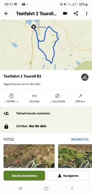 percorso di prova di 12 miglia con la conveniente e-bike entry-level Touroll B2