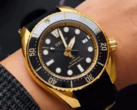 Il nuovo orologio Prospex Muay Thai di Seiko in edizione limitata, raffigurato al polso con un cinturino in gomma nera. (Fonte immagine: @SeikoLeaks su YouTube)