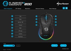 Sharkoon Light² 200 ultra light gaming mouse software - Assegnazione pulsanti