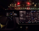 Tesla FSD 12 durante un giro piovoso a San Francisco (immagine: WMC/YT)