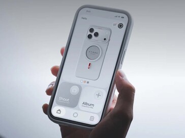 È possibile caricare immagini sul display tramite l'app dedicata