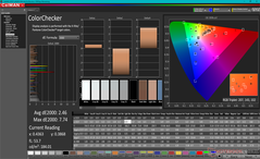 ColorChecker prima della calibrazione (P3)