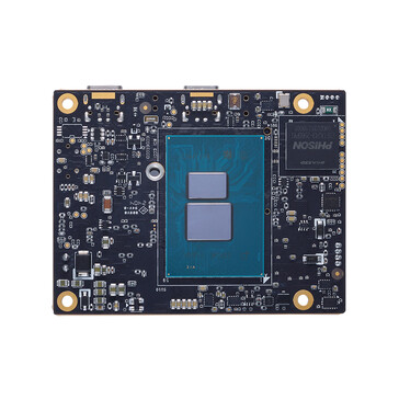 La CPU è chiaramente visibile; si consiglia il raffreddamento della CPU. (Fonte immagine: Axiomtek)