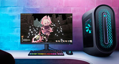 L&#039;Alienware AW2724DM è dotato di illuminazione AlienFX personalizzabile. (Fonte: Dell)