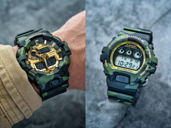 Il Casio G-Shock GA-700CMG-3AER (a sinistra) e il DW-6900CMG-3ER (a destra).