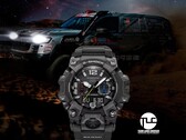 Il nuovo GWG-B1000TLC-1A di Casio prende spunti di design direttamente dalla guida notturna del Rally Dakar. (Fonte: Casio)