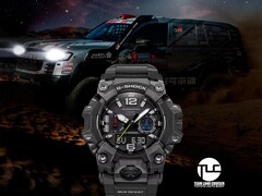 Il nuovo GWG-B1000TLC-1A di Casio prende spunti di design direttamente dalla guida notturna del Rally Dakar. (Fonte: Casio)