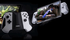 I controller portatili per PC da gioco Digiera HoloMax possono essere staccati e utilizzati in modalità wireless per giocare sullo schermo 3D senza occhiali. (Fonte: Digiera)