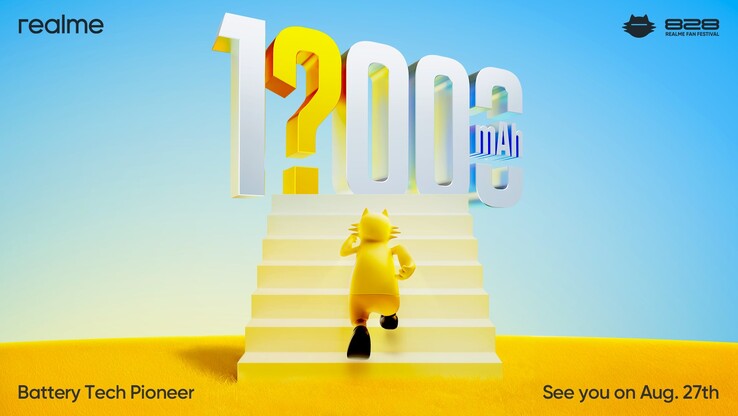 Realme sta per raggiungere il traguardo dei 10.000 mAh. (Fonte: Realme via X)