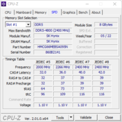 CPU-Z: Slot RAM 1